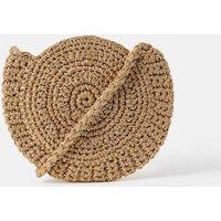 ACCESSORIZE Metallic Braided Cross Body Bag Gold