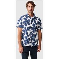 Rodd & Gunn Relaxed Fit Cotton Rich Seersucker Shirt Blue Mix