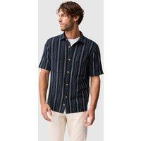 Rodd & Gunn Regular Fit Cotton Rich Shirt Navy Mix