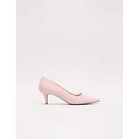 Phase Eight Suede Kitten Heel Pointed Court Shoes Light Pink