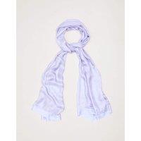 Phase Eight Satin Trim Scarf Pale Blue