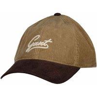 GANT Pure Cotton Corduroy Logo Baseball Cap Brown Mix