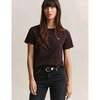 GANT Pure Cotton Logo T-Shirt Stone