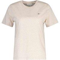 GANT Pure Cotton Logo T-Shirt Stone