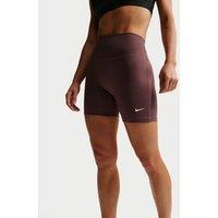 Nike High Waisted Biker Shorts Dark Brown
