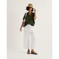 Seasalt Cornwall Cotton Rich Collared Shirt Green