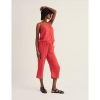 Seasalt Cornwall Pure Cotton Textured Vest Orange