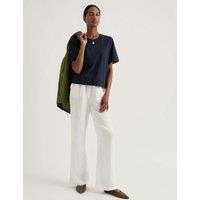 Seasalt Cornwall Pure Cotton Relaxed T-Shirt Navy