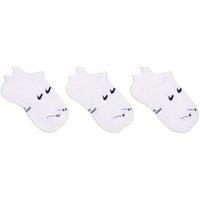 Nike 3 Pack Everyday Elevated Trainer Socks White