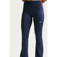 Nike One High Waisted Flared Leggings Navy
