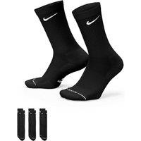 Nike 3 Pack Everyday Elevated Cotton Rich Crew Socks Black