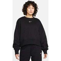 Nike Phoenix Fleece Crew Neck Sweatshirt Black