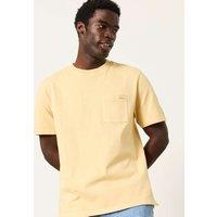 FatFace Pure Cotton Crew Neck T-Shirt Yellow