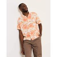 FatFace Relaxed Fit Pure Cotton Short Sleeve Shirt Multi