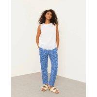 FatFace Linen Rich Embroidered Cami Top White