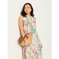FatFace Printed High Neck Blouse Ivory Mix
