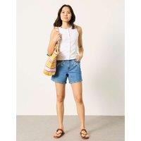 FatFace Cotton Rich Ribbed Vest White