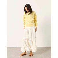 FatFace Pure Cotton Crew Neck Sweatshirt Yellow