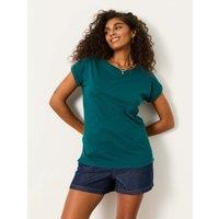 FatFace Pure Cotton T-Shirt Teal