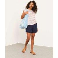 FatFace Pure Linen Striped Top Multi