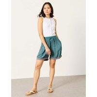 FatFace Embroidered Shorts Teal Mix