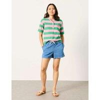 FatFace Pure Cotton Denim Shorts Blue