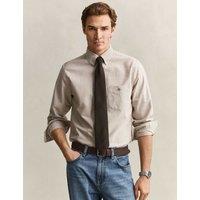 GANT Pure Cotton Classic Oxford Shirt Taupe