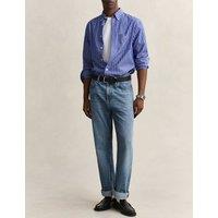 GANT Pure Cotton Poplin Striped Oxford Shirt Blue Mix