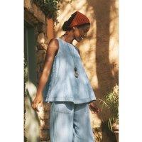 Monsoon Lyocell Denim Tank Top Blue Denim