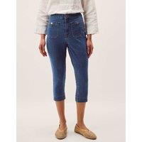 Monsoon Slim Fit Cropped Jeans Blue
