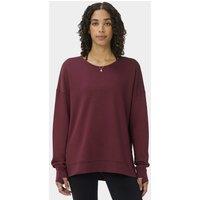 Sweaty Betty Modal Blend Tie Back Relaxed Sweatshirt Dark Pink