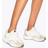 Kurt Geiger Lace Up Trainers White Mix