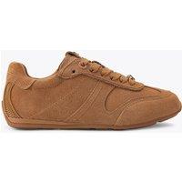 Kurt Geiger Suede Lace Up Trainers Tan
