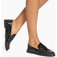 Kurt Geiger Patent Leather Loafers Black
