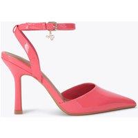 Kurt Geiger Ankle Strap Pointed Stiletto Heels Coral