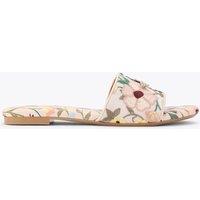 Kurt Geiger Floral Embroidery Flat Sandals Multi