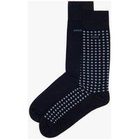 Boss 2 Pack Assorted Cotton Rich Socks Navy
