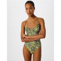 Whistles Animal Print Wired Swimsuit Green Mix
