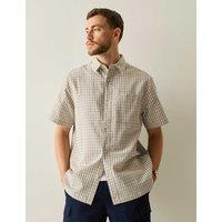 Regatta Camilo Relaxed Fit Cotton Rich Printed Shirt Light Pink