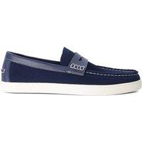 Dune London Slip On Loafers Navy