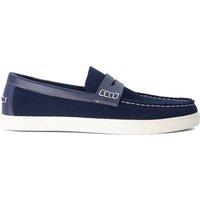 Dune London Slip On Loafers Navy