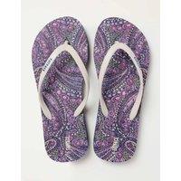 FatFace Floral Flat Flip Flops Ivory Mix
