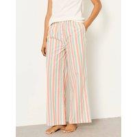 FatFace Pure Cotton Sardine Striped Pyjama Set Multi