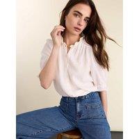 BAUKJEN Pure Cotton Collared Blouse White