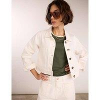 BAUKJEN Denim Jacket Soft White