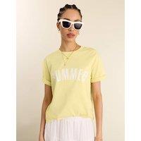 BAUKJEN Pure Cotton T-Shirt Yellow