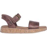 Skechers BOBS Sun Vibe Be Corky Flatform Sandals Chocolate