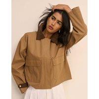 Nobody's Child Pure Cotton Barn Jacket Beige