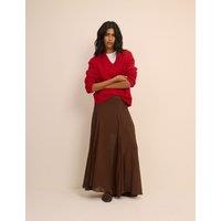 Nobody's Child Maxi A-Line Skirt Brown