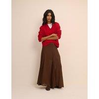 Nobody's Child Maxi A-Line Skirt Brown